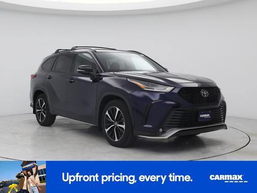 Blue 2022 Toyota Highlander XSE