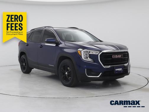 Blue 2022 GMC Terrain SLE