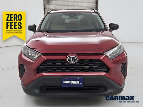 Red 2020 Toyota RAV4 LE