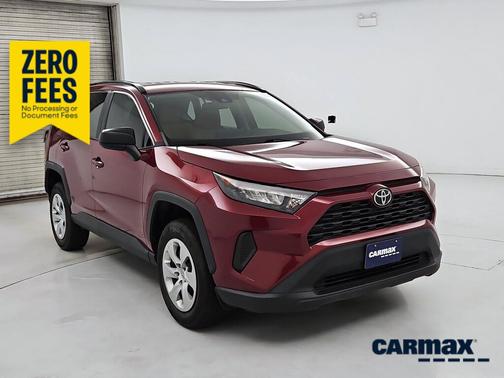 Red 2020 Toyota RAV4 LE