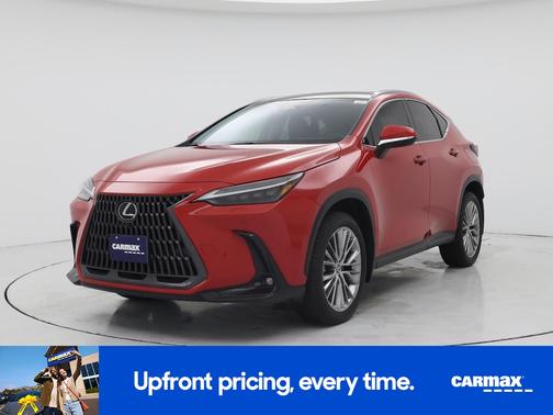 Red 2022 Lexus NX 350h Luxury