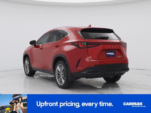 Red 2022 Lexus NX 350h Luxury