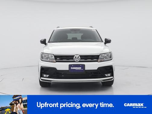 White 2020 Volkswagen Tiguan SE R-Line Black