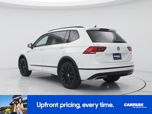 White 2020 Volkswagen Tiguan SE R-Line Black