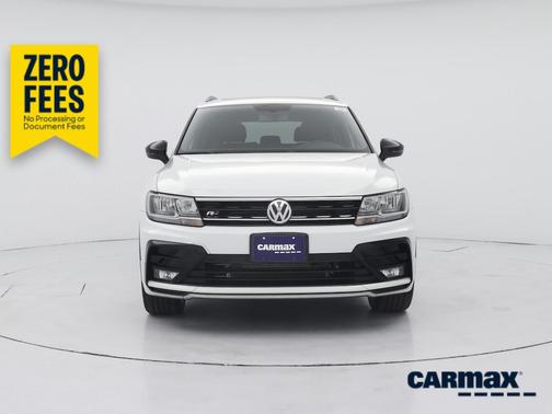 White 2020 Volkswagen Tiguan SE R-Line Black