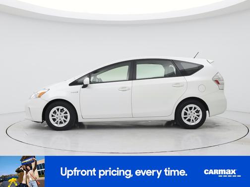 White 2014 Toyota Prius v Three