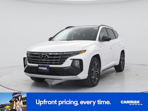 White 2024 Hyundai TUCSON Hybrid N Line