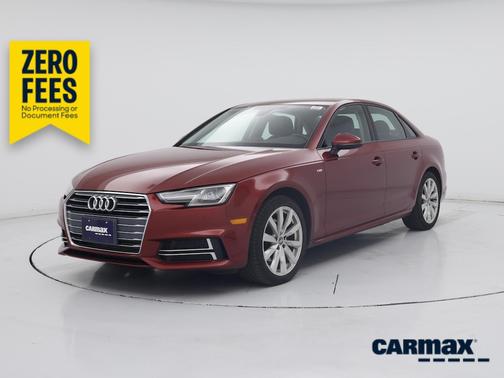 Burgundy 2018 Audi A4 Premium
