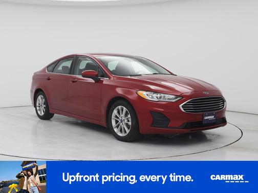 Red 2020 Ford Fusion SE