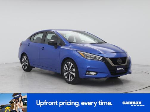 Blue 2020 Nissan Versa SR