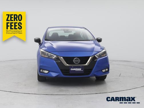 Blue 2020 Nissan Versa SR
