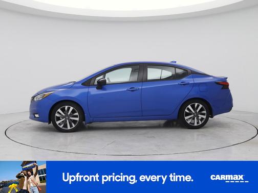 Blue 2020 Nissan Versa SR