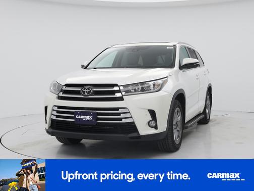 White 2018 Toyota Highlander Limited Platinum