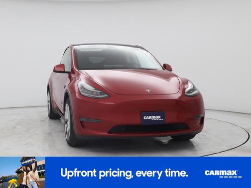 Red 2022 Tesla Model Y Long Range
