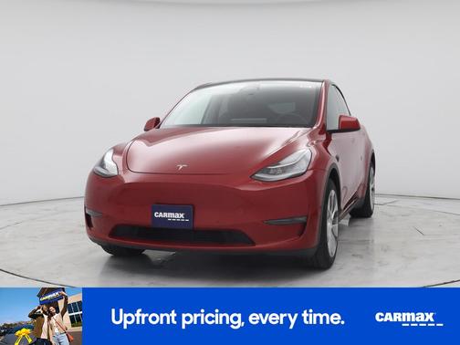 Red 2022 Tesla Model Y Long Range