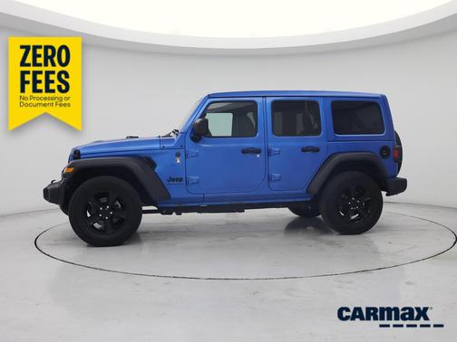 Blue 2023 Jeep Wrangler Unlimited Sport Altitude