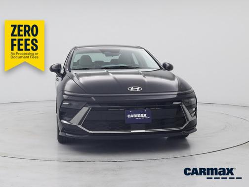 Black 2025 Hyundai SONATA SEL