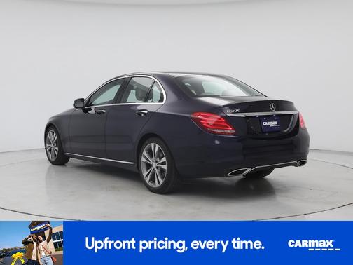 Blue 2015 Mercedes-Benz C-Class