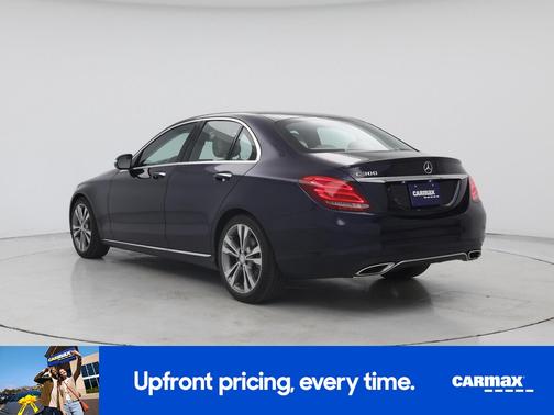 Blue 2015 Mercedes-Benz C-Class