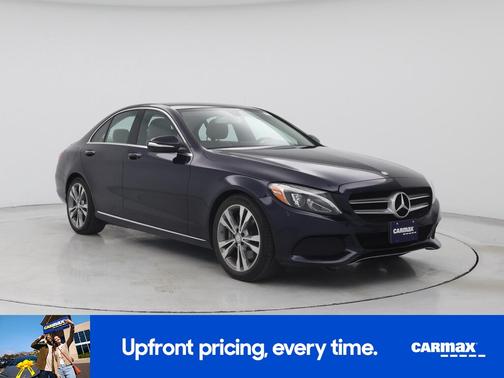 Blue 2015 Mercedes-Benz C-Class