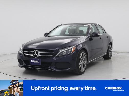 Blue 2015 Mercedes-Benz C-Class