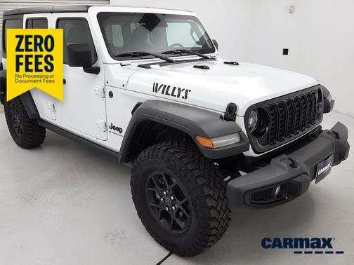 White 2024 Jeep Wrangler Willy's