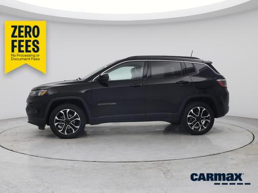 Black 2022 Jeep Compass Limited