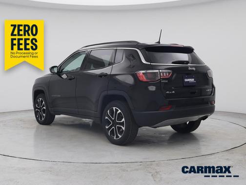 Black 2022 Jeep Compass Limited
