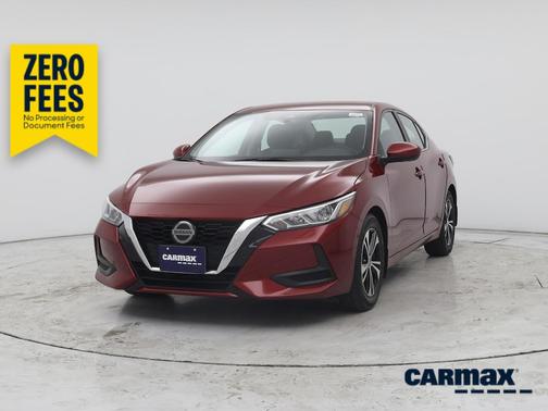 Red 2021 Nissan Sentra SV