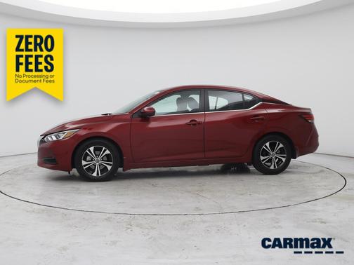 Red 2021 Nissan Sentra SV