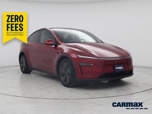 Red 2026 Tesla Model Y Long Range