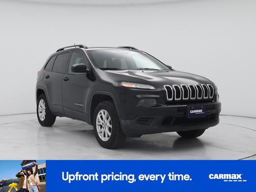 Black 2016 Jeep Cherokee Sport