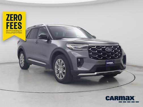 Gray 2026 Ford Explorer Platinum