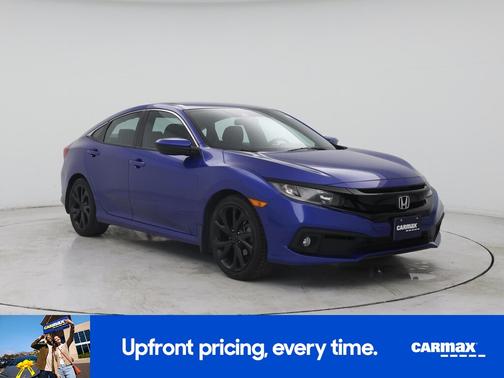 Blue 2021 Honda Civic Sport