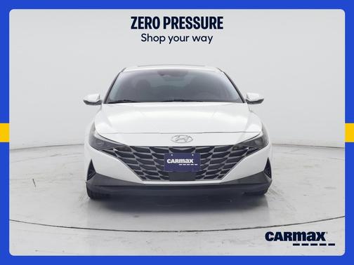 White 2021 Hyundai ELANTRA SEL