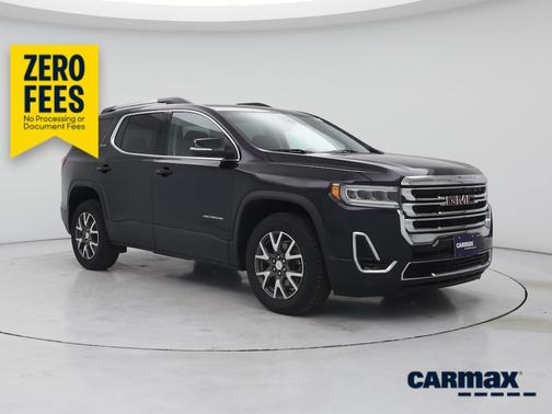 Blue 2021 GMC Acadia SLT