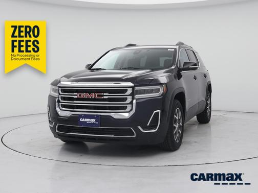 Blue 2021 GMC Acadia SLT