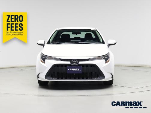 White 2022 Toyota Corolla LE