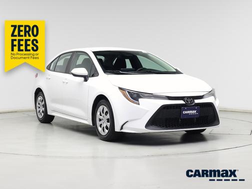 White 2022 Toyota Corolla LE