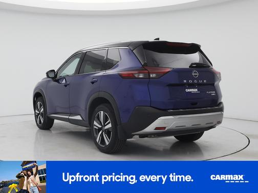 Blue 2023 Nissan Rogue Platinum