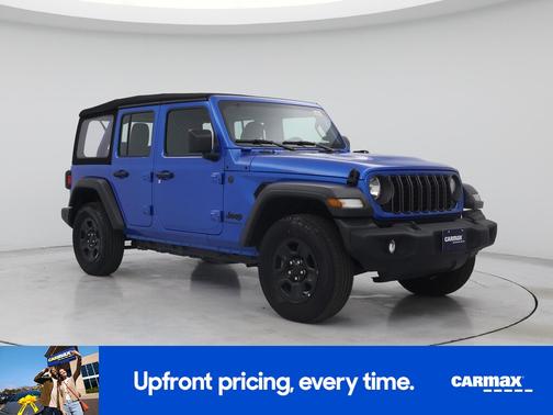Blue 2024 Jeep Wrangler Sport
