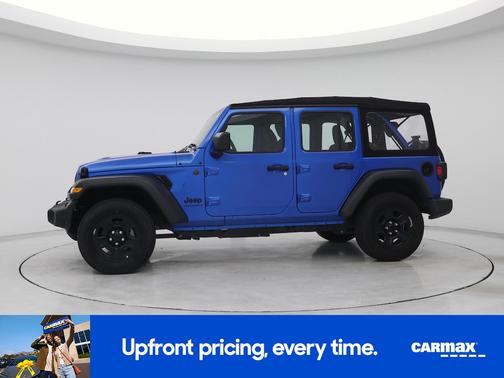 Blue 2024 Jeep Wrangler Sport