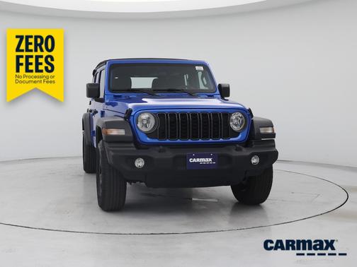 Blue 2024 Jeep Wrangler Sport