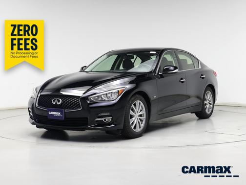 Black 2016 INFINITI Q50 Premium