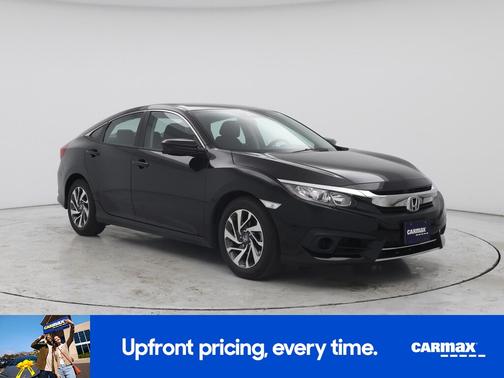 Black 2017 Honda Civic EX