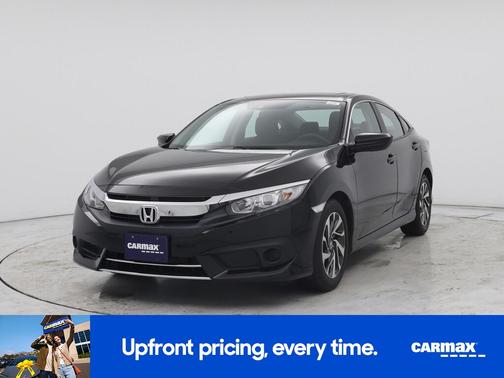 Black 2017 Honda Civic EX