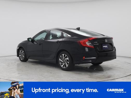 Black 2017 Honda Civic EX