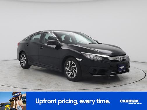 Black 2017 Honda Civic EX
