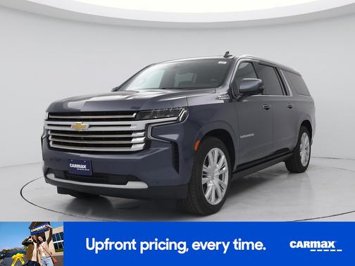Blue 2021 Chevrolet Suburban High Country