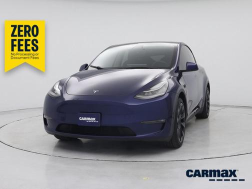 Blue 2022 Tesla Model Y Long Range